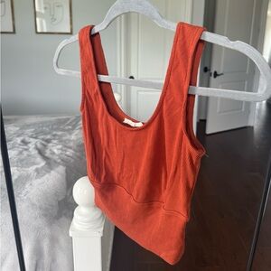 Burnt Orange Crop Top